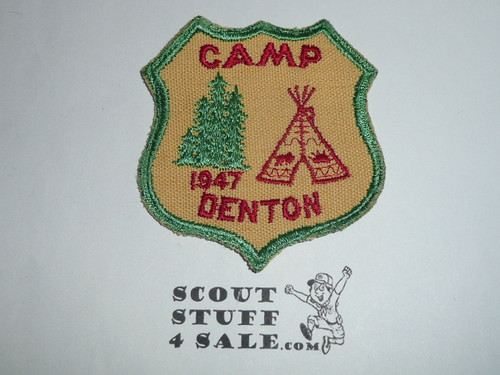 Camp Denton Patch, Sir William Johnson Council, 1947
