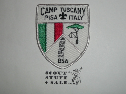 Camp Tuscany Patch, Pisa Italy, Transatlantic Council