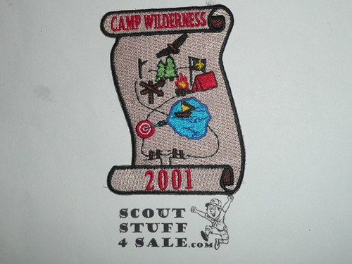 Camp Wilderness Patch, Northern Lights Council, 2001
