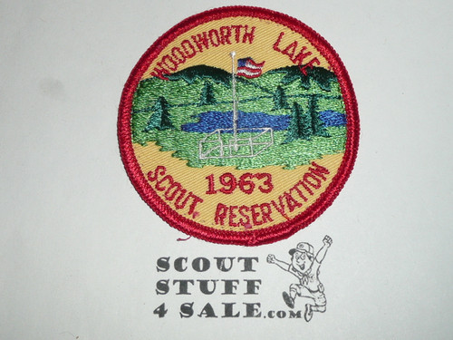 Woodworth Lake Scout Reservation Patch, Sir William Johnson Council, 1963