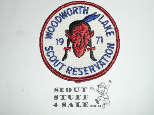 Woodworth Lake Scout Reservation Patch, Sir William Johnson Council, 1971