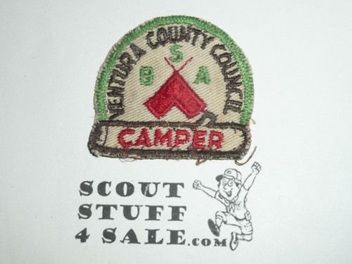 Ventura County Council Camper Patch- Boy Scout, used
