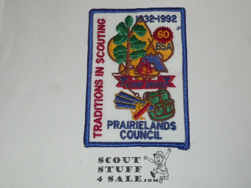 Camp Drake Patch, Prairielands Council, 1992 60th Anniversary