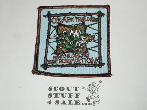 Frank Childress Scout Reservation Patch, Ozark Trail council, brn r/e