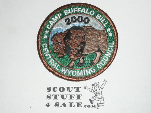 Camp Buffalo Bill Patch, Central Wyoming Council, 2000