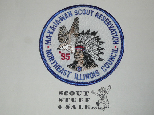 Camp Ma-Ka-Ja-Wan Patch, Northeast Illinois Council, 1995