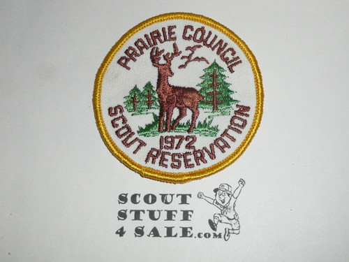 Prairie Council Scout Reservation Patch, 1972
