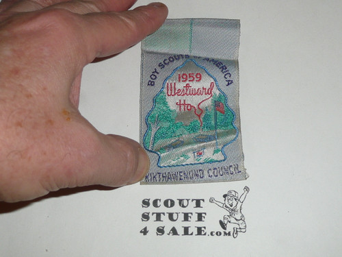 Kikthawenund Council 1959 Westward Ho Woven Patch