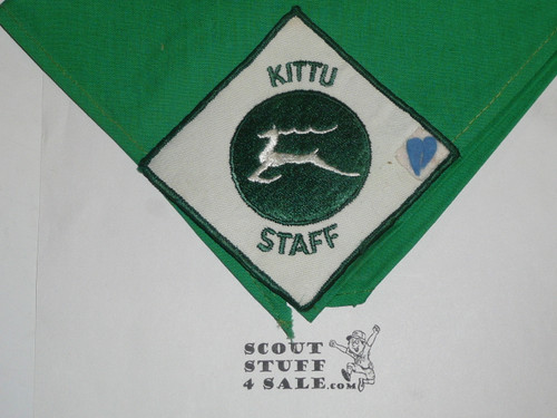 Camp Pico BlancoKittu Training STAFF Neckerchief, Monterey Bay Area Council, Early 1960's