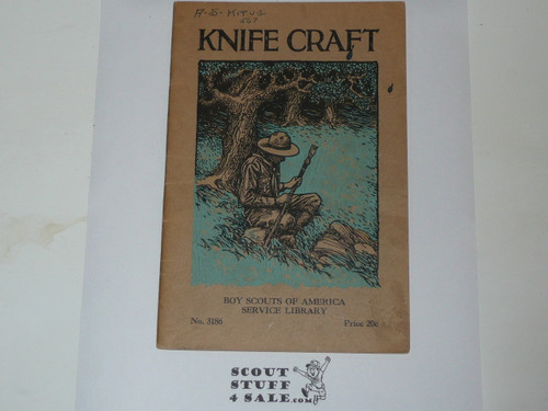 Knife Craft, 1935 Printing, Boy Scout Service Library
