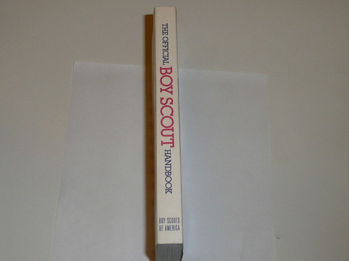 1981 Boy Scout Handbook, Ninth Edition, Fifth Printing, MINT condition, Last Norman Rockwell Cover