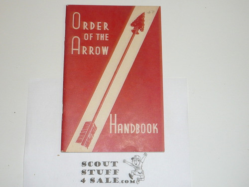 1953 Order of the Arrow Handbook, 3-53 Printing