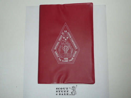 1986 Order of the Arrow Handbook with NOAC Plastic Cover