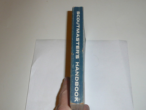 1962 Scoutmasters Handbook, Fifth Edition, Fourth Printing, Lite Wear, Norman Rockwell Cover