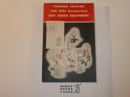 1956 Boy Scout Premium Equipment Catalog