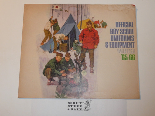 1965-1966 Winter Boy Scout Uniform and Equiptment Catalog