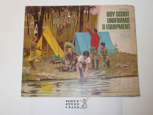 1966 Spring and Summer Boy Scout Uniform and Equiptment Catalog