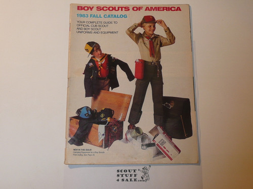 1983 Fall Boy Scout Uniform and Equipment Catalog