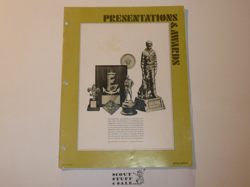 1973 Boy Scout Presentations and Awards Catalog