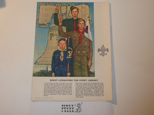 1962 Scout Literature for Every Library Brochure