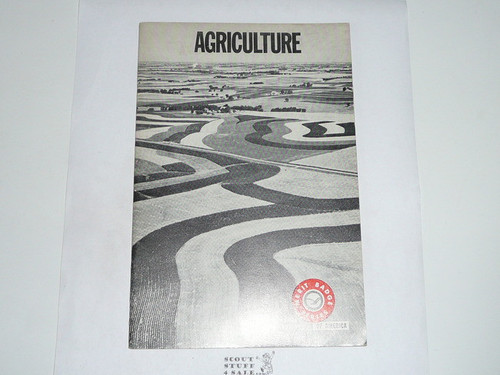 Agriculture Merit Badge Pamphlet, Type 7, Full Picture, 12-68 Printing