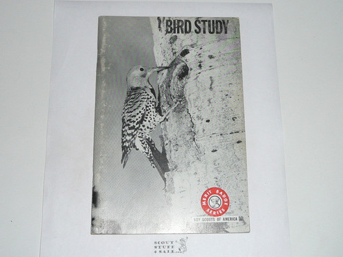 Bird Study Merit Badge Pamphlet, Type 7, Full Picture, 10-69 Printing