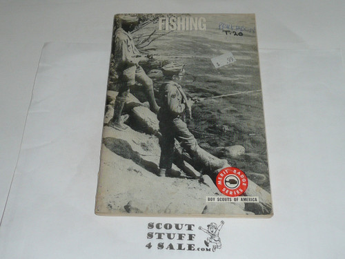 Fishing Merit Badge Pamphlet, Type 7, Full Picture, 3-70 Printing