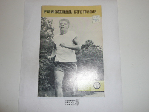 Personal Fitness Merit Badge Pamphlet, Type 8, Green Band Cover, 4-79 Printing