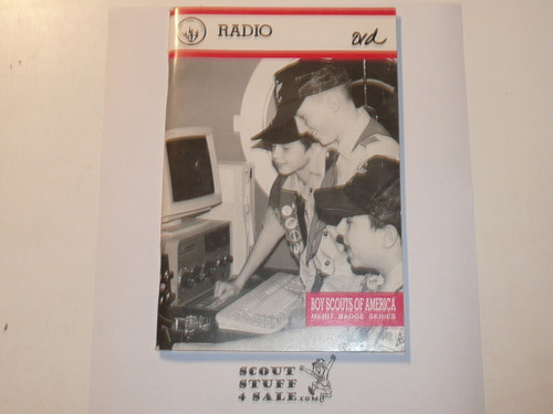 Radio Merit Badge Pamphlet, Type 9, Red Band Cover, 1999 Printing