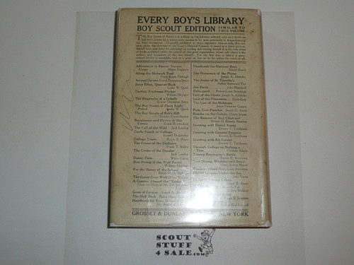 Don Strong Patrol Leader, By William Heylinger, 1918, Every Boy's Library Edition, Type Two Binding with dust jacket