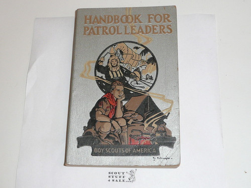 1944 Handbook For Patrol Leaders, First Edition, Thirteenth Printing, War production, Lite wear