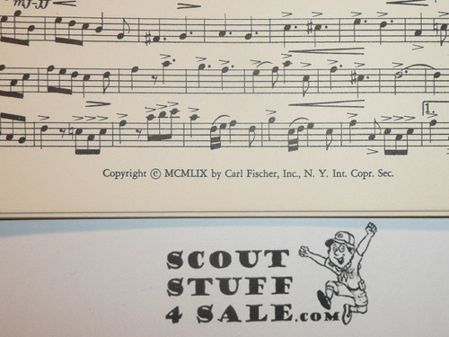 1959 Scouts on Parade Sheet Music, by Austyn Edwards