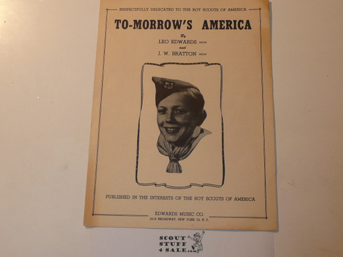 1949 Tomorrow's America Sheet Music, by Leo Edwards #2