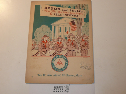 1932 Drums and Bugles Sheet Music, by Zelah Newcomb
