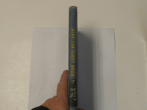 1955 Bear Cub Scout Handbook, 1-55 Printing, RARE Library Hardbound
