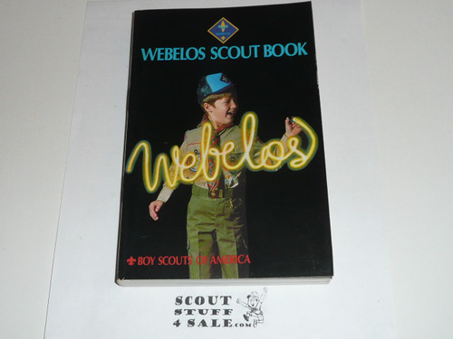 1987 Webelos Cub Scout Handbook, 1987 Printing, Lite use
