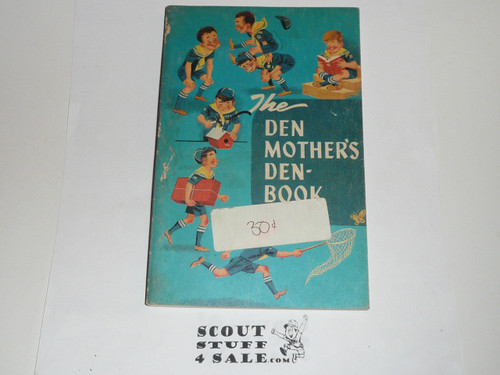 1951 Den Mother's Denbook, Cub Scout, 8-51 Printing