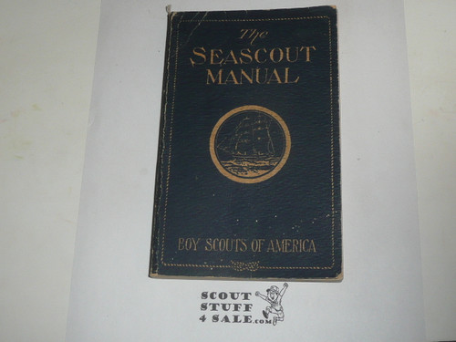 1929 The Sea Scout Manual, Fifth Edition, 9-34 Printing, Near MINT