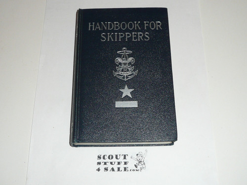 1945 Handbook for Skippers, Sea Scout, Second Edition,4-45 Fourth Printing