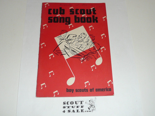 1960 Cub Scout Songbook, 3-60 Printing