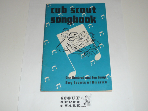 1962 Cub Scout Songbook, 1-62 Printing