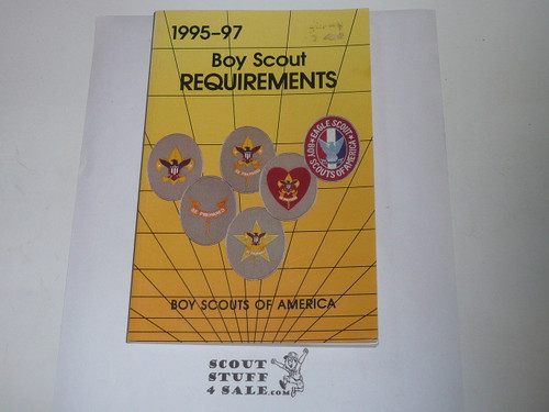 1995-1997 Boy Scout Requirements Book, 7-95 Printing