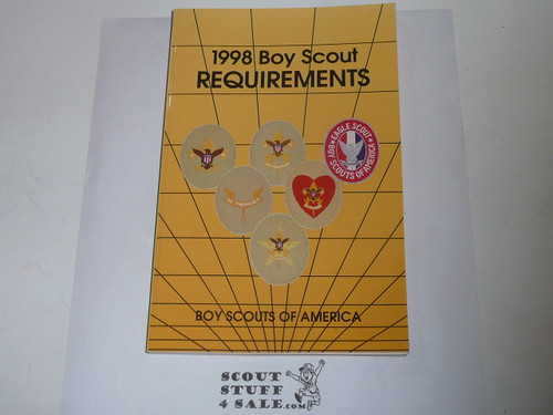 1998 Boy Scout Requirements Book, 1998 Printing