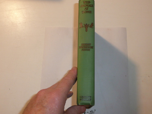 1913 Wild Animals At Home, By Ernest Thompson Seton, First Printing, green binding
