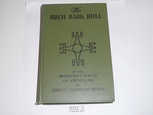 1925 Birchbark Roll of the Woodcraft Indians, Good Condition, By Ernest Thompson Seton