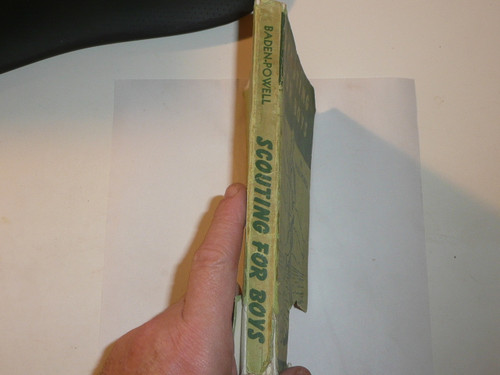 1946 Scouting for Boys, By Lord Baden-Powell, World Brotherhood Edition, damage to cover but solid copy
