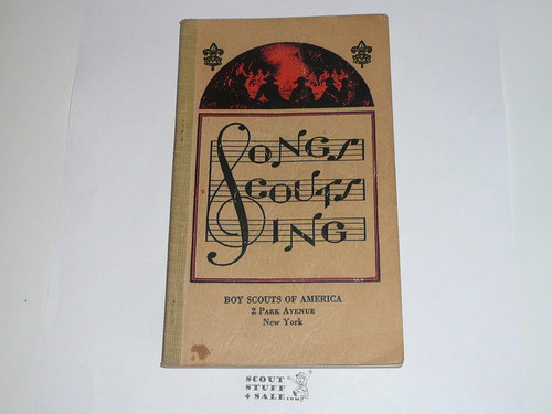 1941 Boy Scout Songbook, Songs Scouts Sing, 11-41 printing