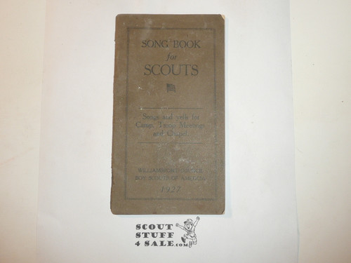 1927 Williamsport Council Boy Scout Songbook
