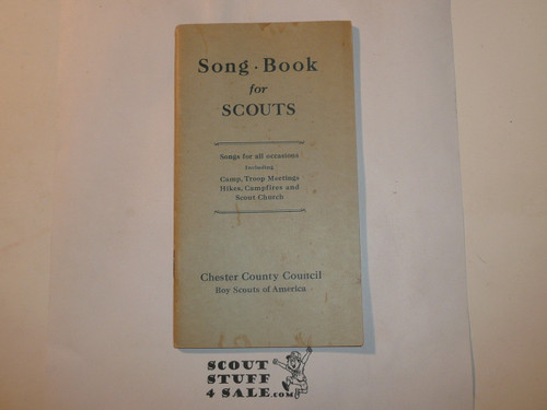 1930's Chester County Council Boy Scout Songbook
