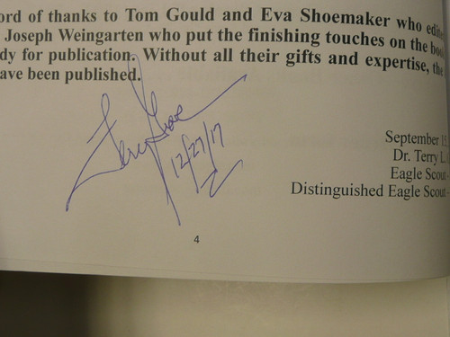 Eagle Scout Award Rank Cards 1912 to Present, By Terry Grove,  2017, Signed by Author